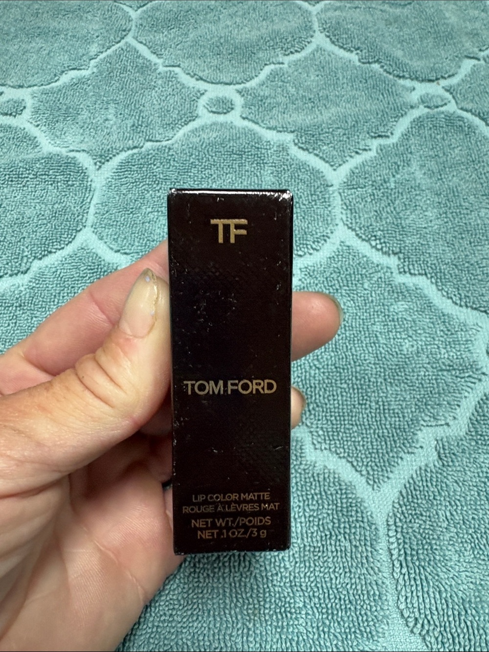 Tom Ford Black & Gold Lip Color Matte Box